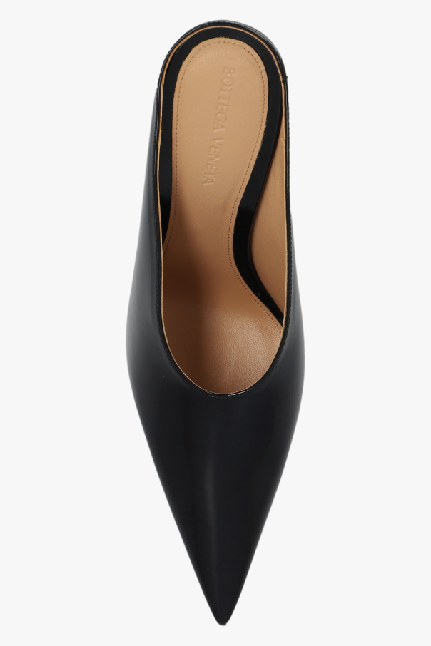 サンダル・ミュール BOTTEGA VENETA BLACK LEATHER ROCKET MULES Black 'Rocket' mules Bottega Veneta - Bottega Veneta Techno